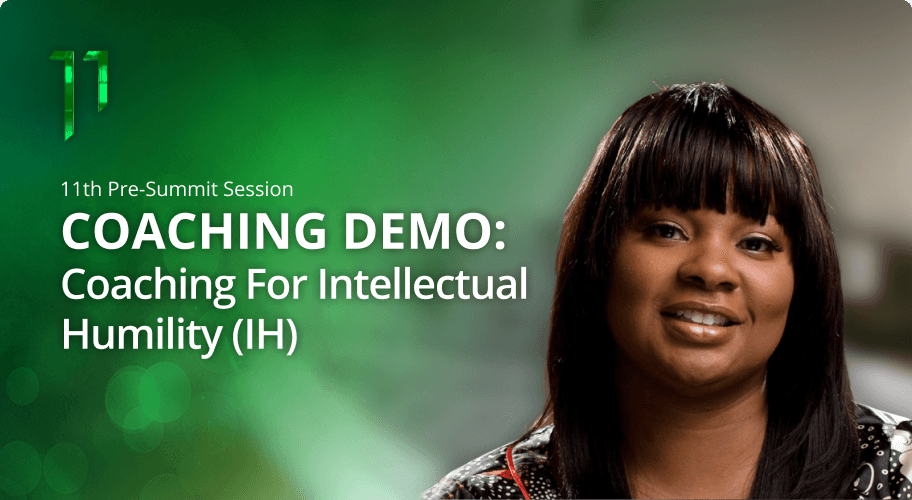 COACHING DEMO: Coaching for Intellectual Humility (IH) Photo